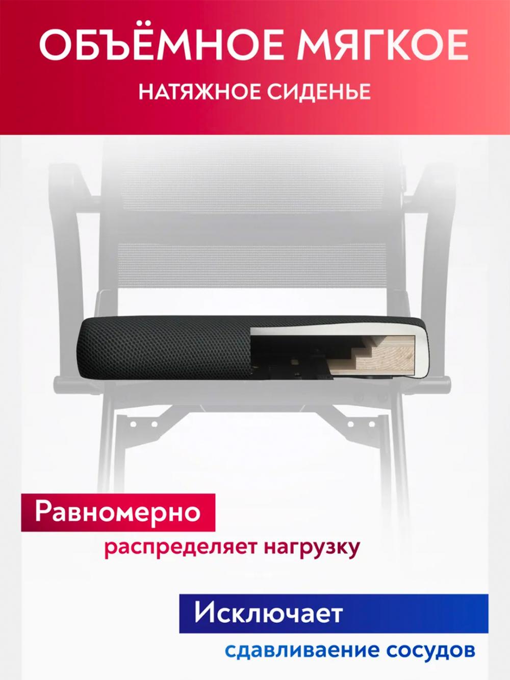 Кресло Ergolife Sit Air M4-290K - Mesh (Черный) 4