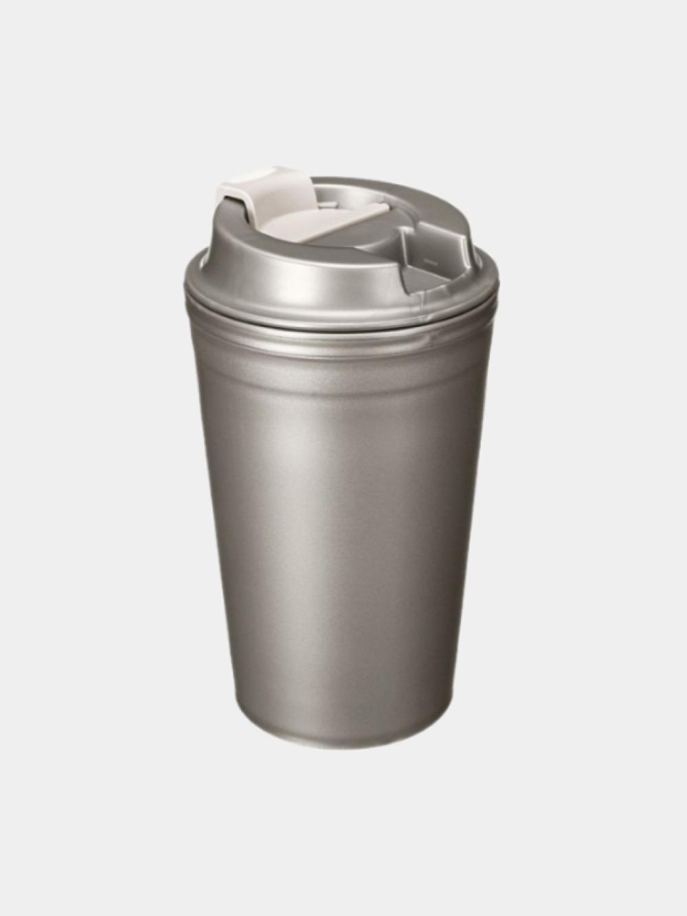 Issiq ichimliklar uchun dekorli va klapanli termostakan, stakan, krujka 350 ml 1