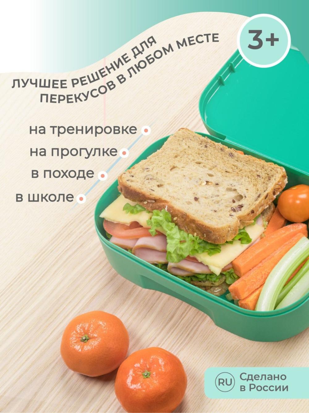 Bezatilgan, bolalar uchun va universal ishlatiladigan tushlik qutisi 5