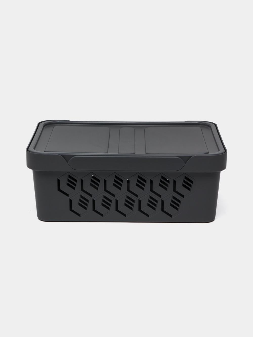 Deluxe universal konteyneri, quti qopqoqli 4,6l 270x190x120 1