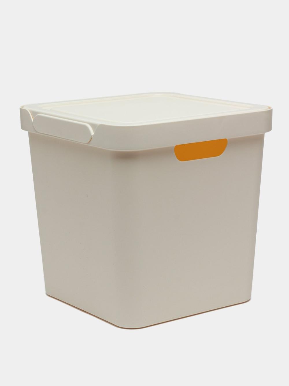 Luxe universal konteyneri, quti qopqoqli 18l 286X286X286 1