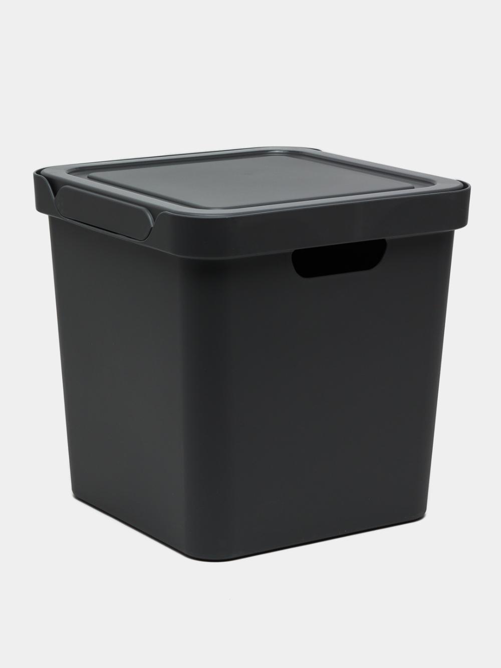 Luxe universal konteyneri, quti qopqoqli 18l 286X286X286 1