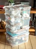 Universal organayzer, quti qulflanadigan bo'linmali Grand Box, 15.3 litr 9