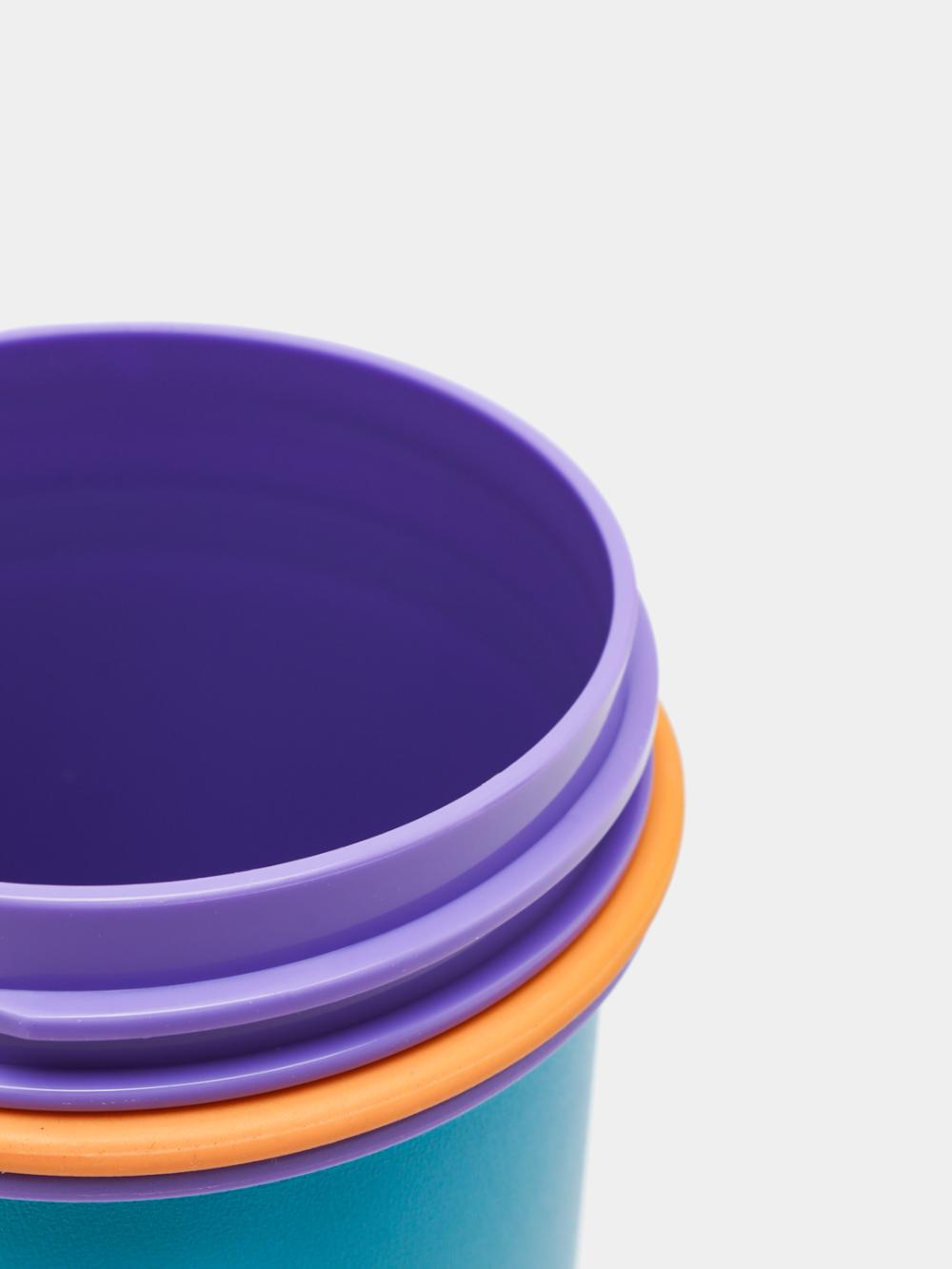 Bolalar uchun suv idishi Plastishka, dekor va halqali, 400 ml 8