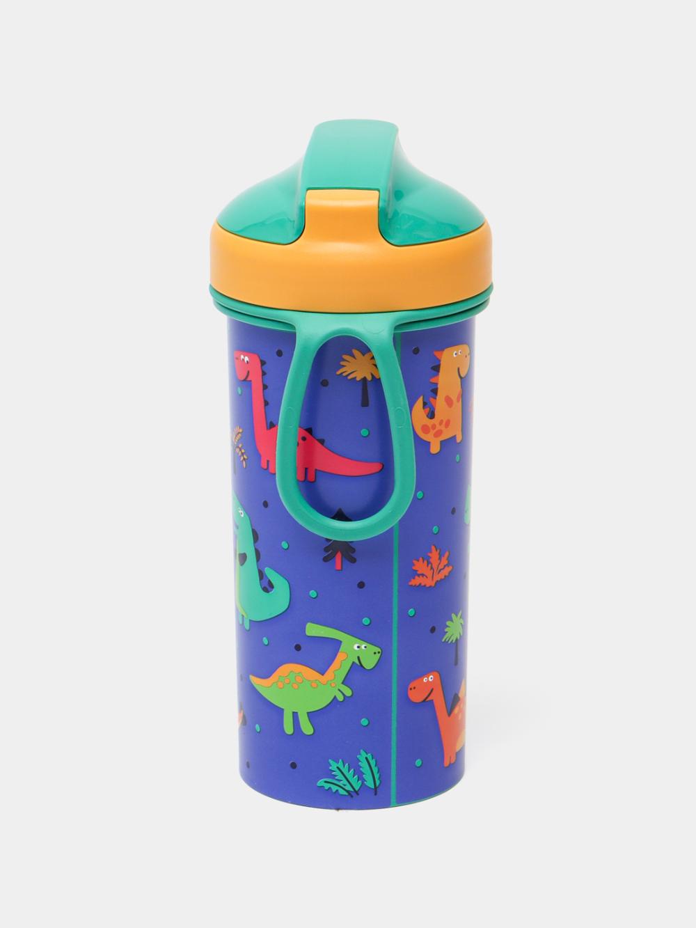 Bolalar uchun suv idishi Plastishka, dekor va halqali, 400 ml 9