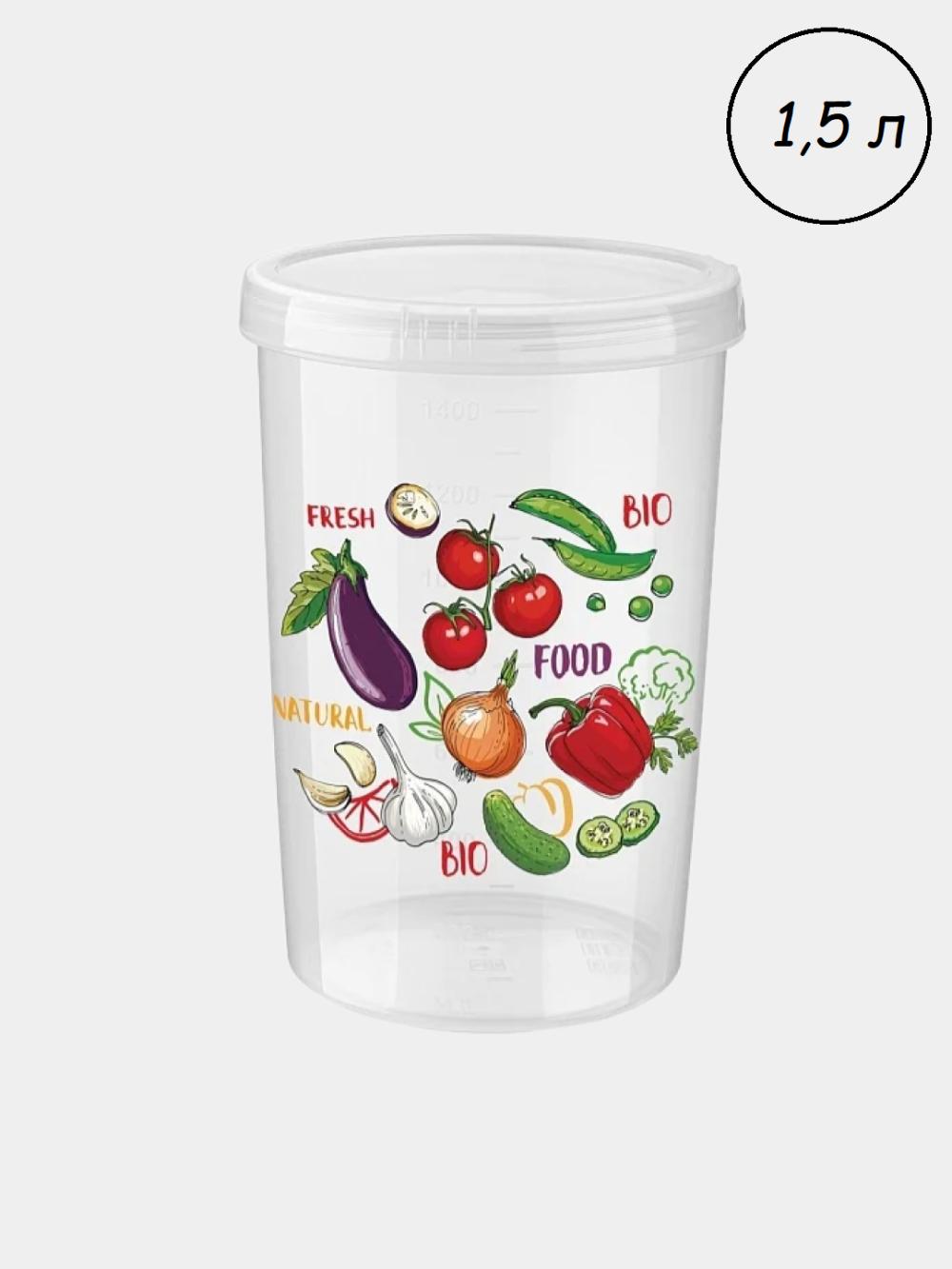 Turli o'lchamdagi burama qopqoqli plastik bankalar, konteynerlar 1