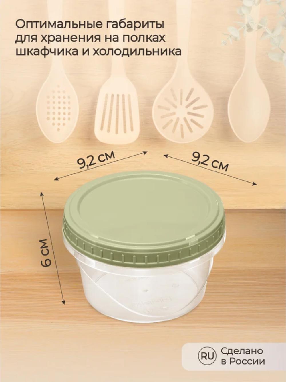Пластиковые контейнеры, банки с завинчивающейся крышкой разных размеров 2