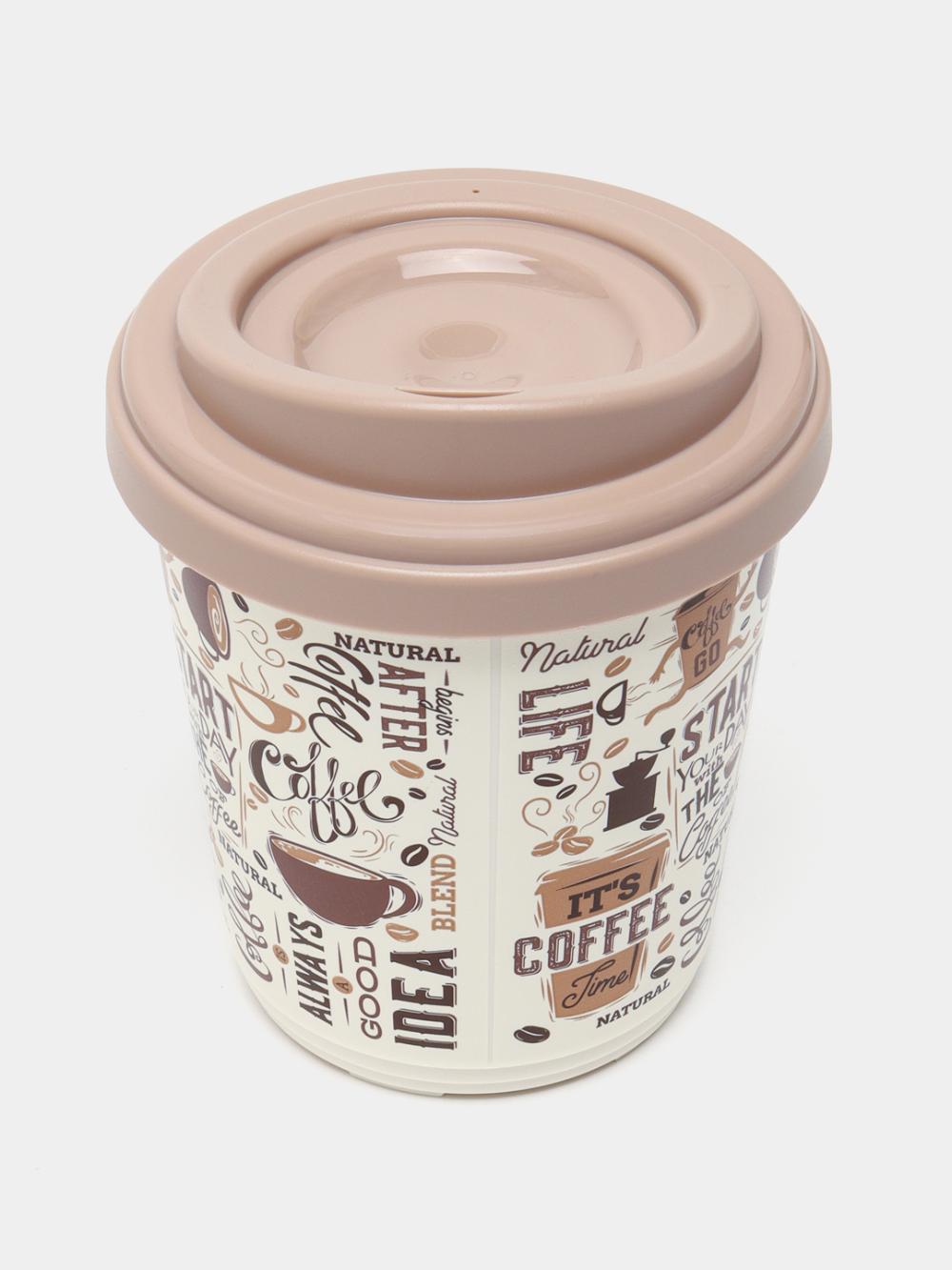 Termal stakan, ikki qoplamli, ichimliklar uchun, 300-400 ml 7