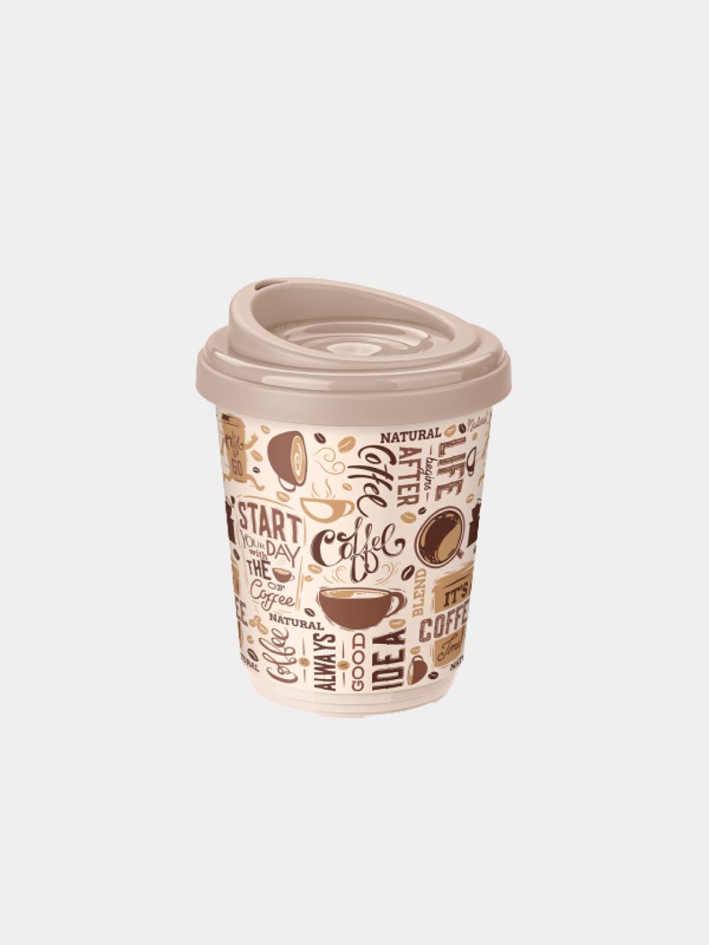 Termal stakan, ikki qoplamli, ichimliklar uchun, 300-400 ml 10