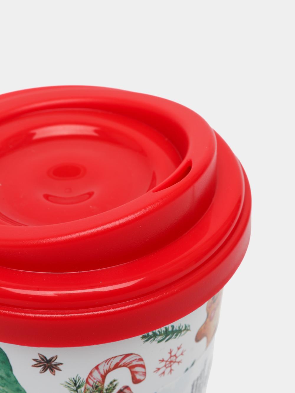 Termal stakan, ikki qoplamli, ichimliklar uchun, 300-400 ml 8