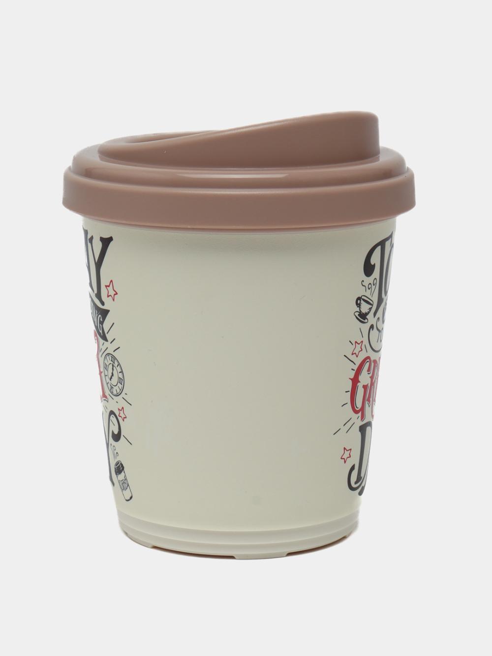 Termal stakan, ikki qoplamli, ichimliklar uchun, 300-400 ml 6