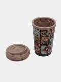 Termal stakan, ikki qoplamli, ichimliklar uchun, 300-400 ml 8
