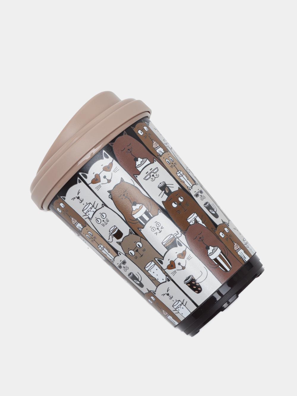 Termal stakan, ikki qoplamli, ichimliklar uchun, 300-400 ml 10
