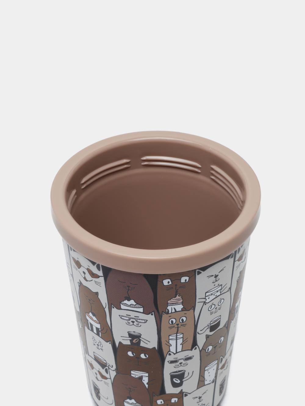 Termal stakan, ikki qoplamli, ichimliklar uchun, 300-400 ml 8