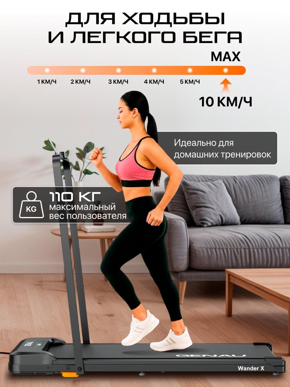 Беговая дорожка GENAU Wander-X *RT2-20B 8