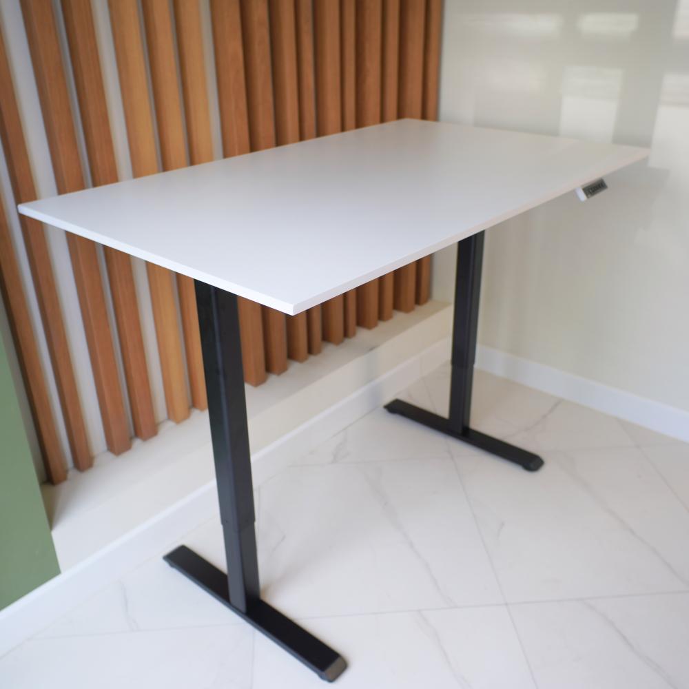 UPSTOL balandligi sozlanishi kompyuter stoli One: ramka qora va sunta stol usti 130х60 SHB2420-D450-B-W130 11