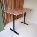 UPSTOL balandligi sozlanishi kompyuter stoli One: ramka qora va sunta stol usti 130х60 SHB2420-D450-B-W130 3