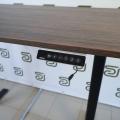UPSTOL balandligi sozlanishi kompyuter stoli One: ramka qora va sunta stol usti 130х60 SHB2420-D450-B-W130 4