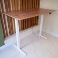 UPSTOL balandligi sozlanishi kompyuter stoli One: oq ramka va stol usti Sunta 145х80 SHB2420-D450-W-K145 3