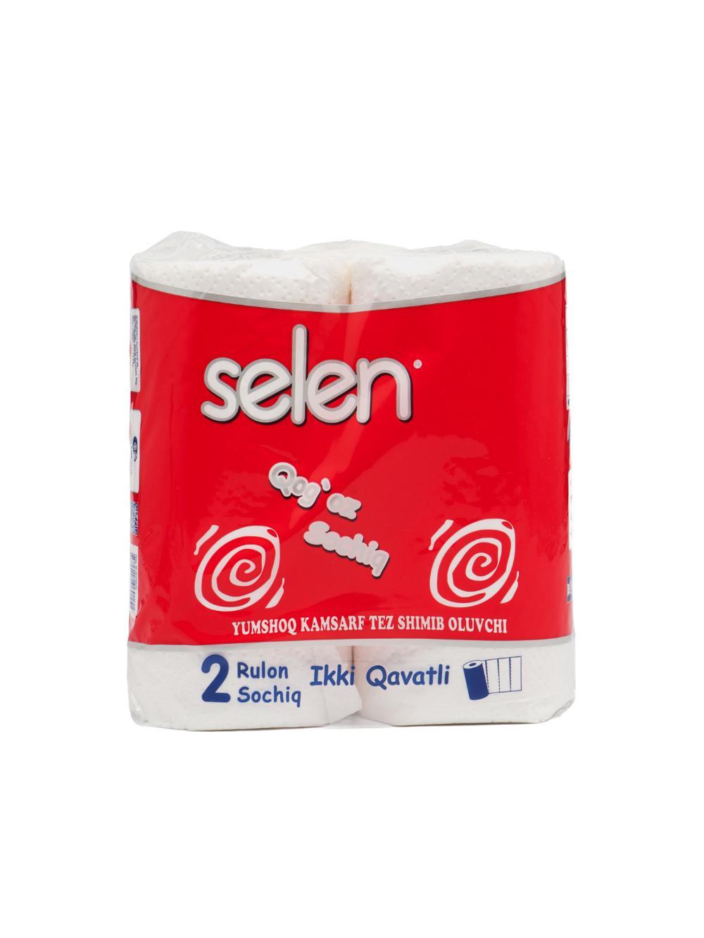 Selena qog‘oz sochiqlar, 14 metr, 1 qopda 15 rulon, narx 1 donauchun ko‘rsatilgan 2