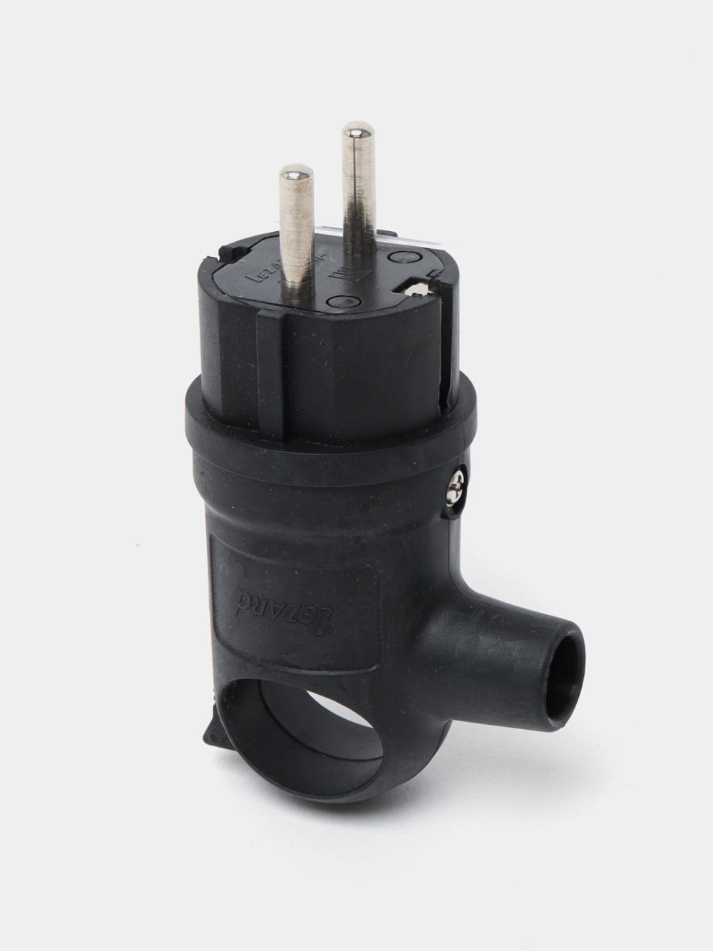 Tutqichli vilka, rezina 2P+PE 1x16A 220-240V, 106-0400-0109 1