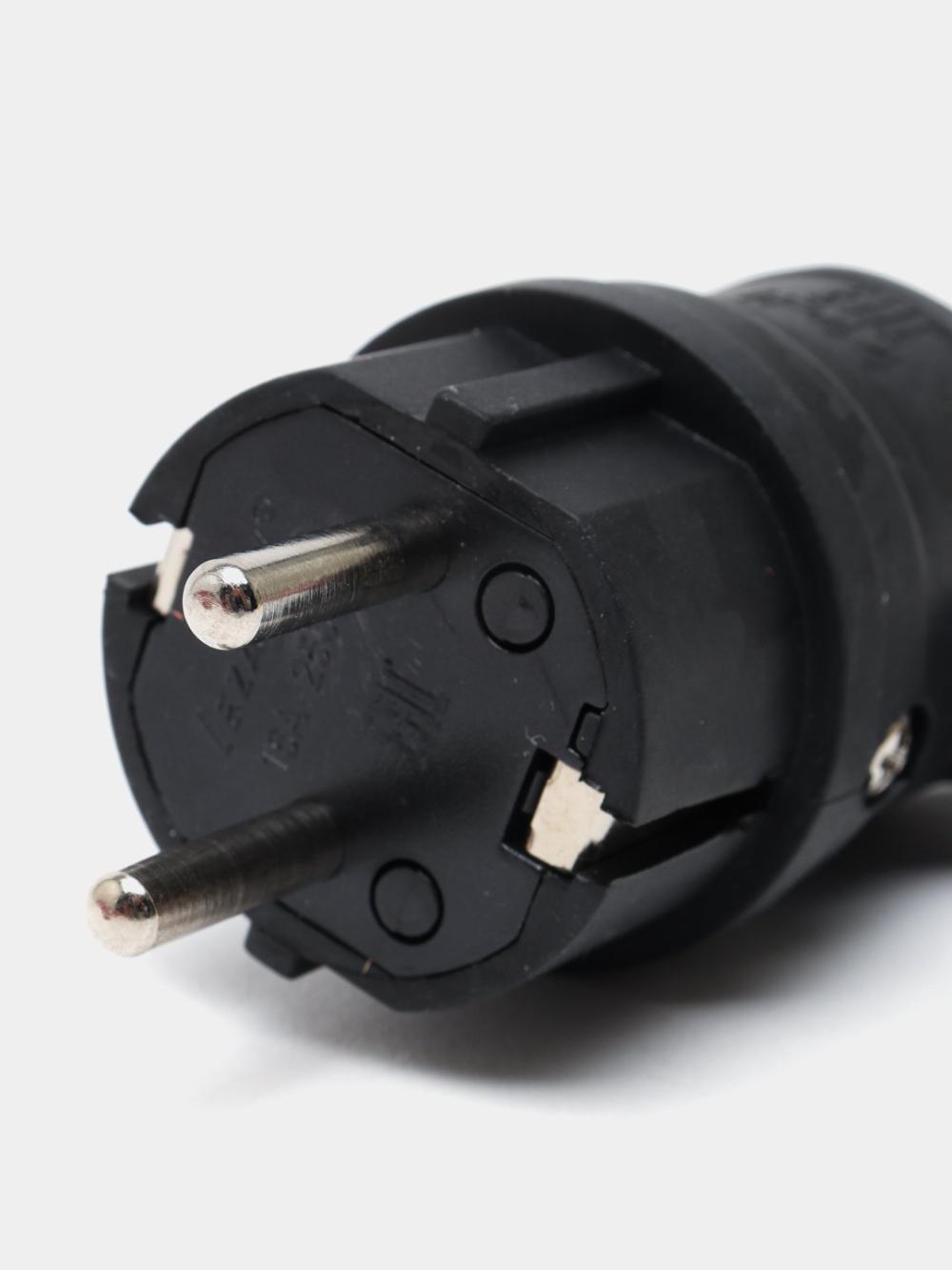 Tutqichli vilka, rezina 2P+PE 1x16A 220-240V, 106-0400-0109 2