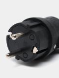 Tutqichli vilka, rezina 2P+PE 1x16A 220-240V, 106-0400-0109 2