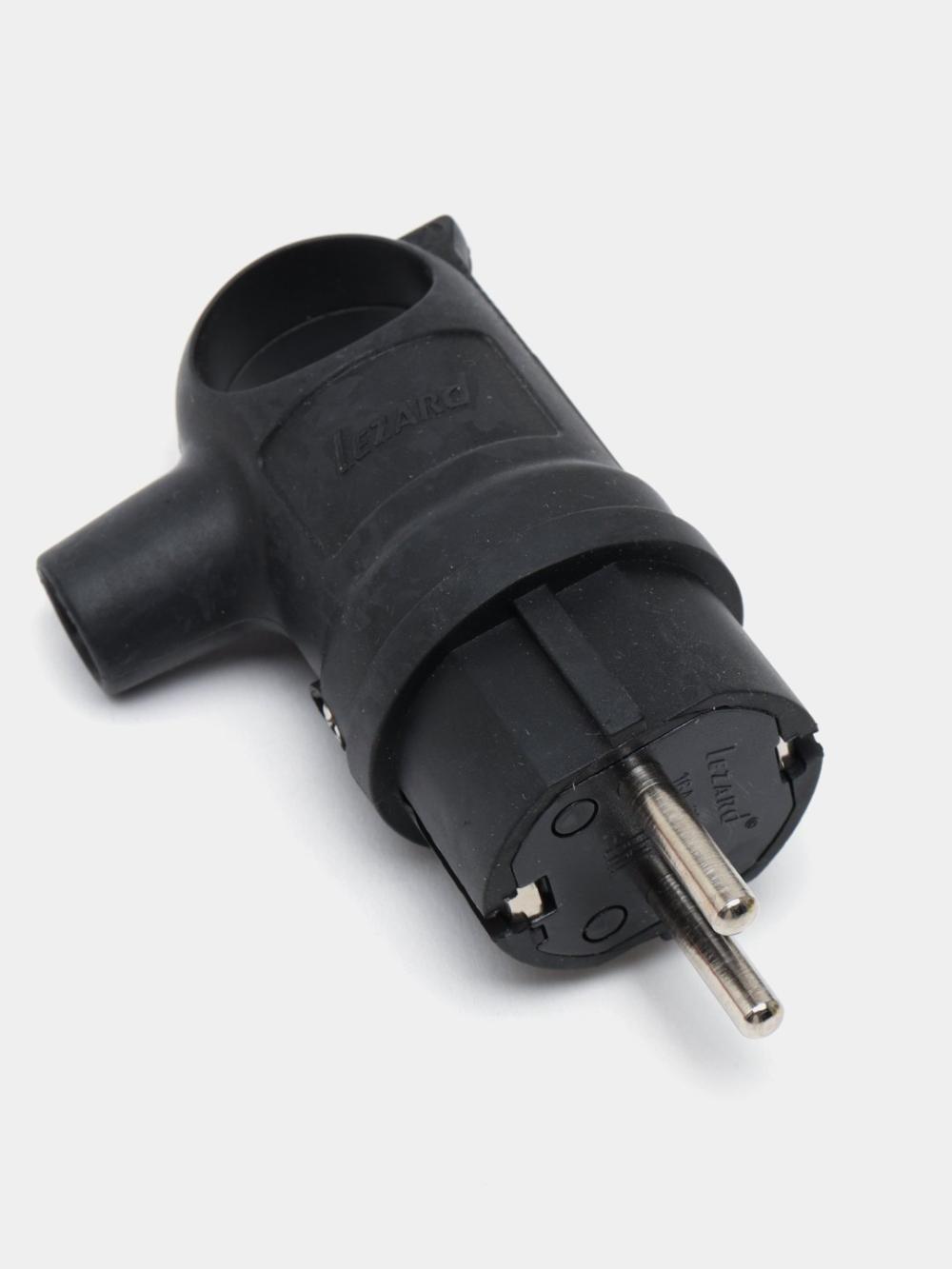 Tutqichli vilka, rezina 2P+PE 1x16A 220-240V, 106-0400-0109 4