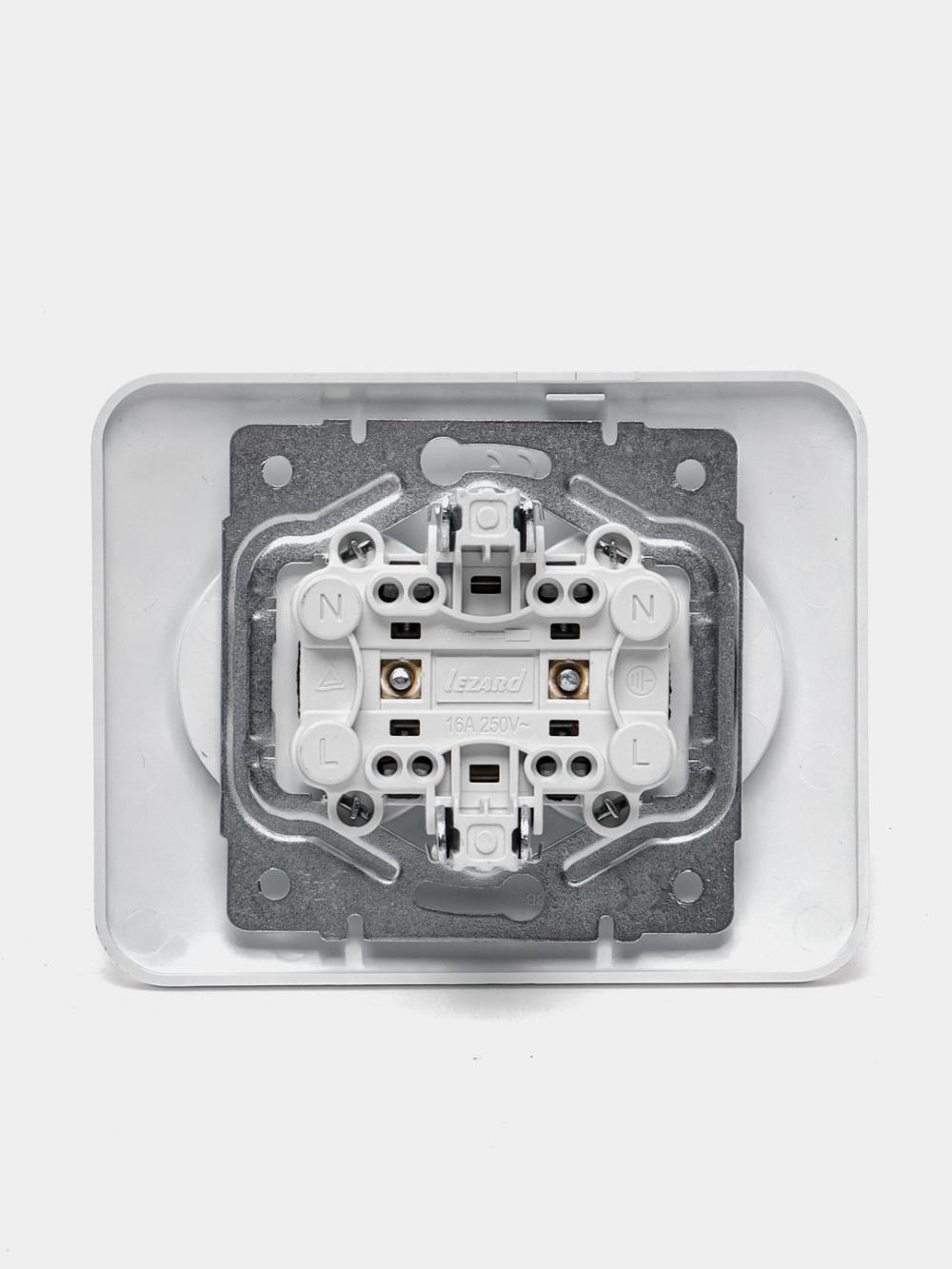 Rozetka Lezard juft, PBT oq 708-0200-128B 2