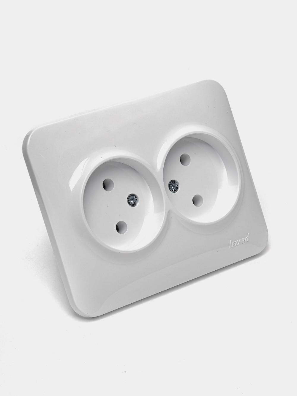 Rozetka Lezard juft, PBT oq 708-0200-128B 3