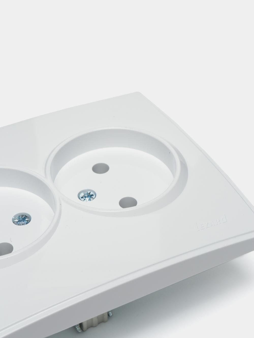 Rozetka ikkitalik Lezard oq 705-0202-128B 4