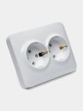 Ikkitalik rozetka Lezard KARINA LIFE, oq, 708-0200-127B 3