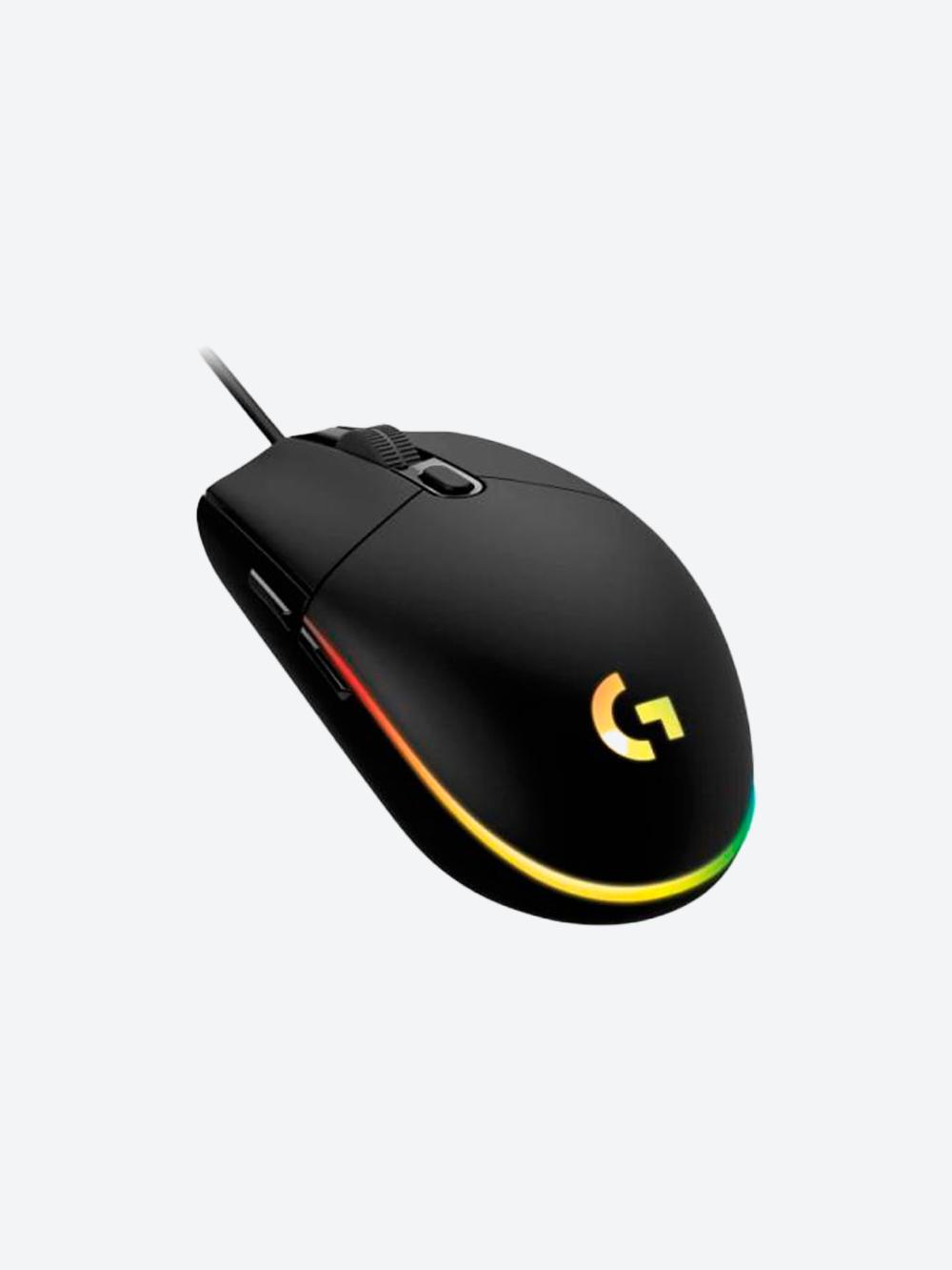 USB sichqoncha LOGITECH G102 LIGHTSYNC simli o‘yin sichqonchasi - QORA 1