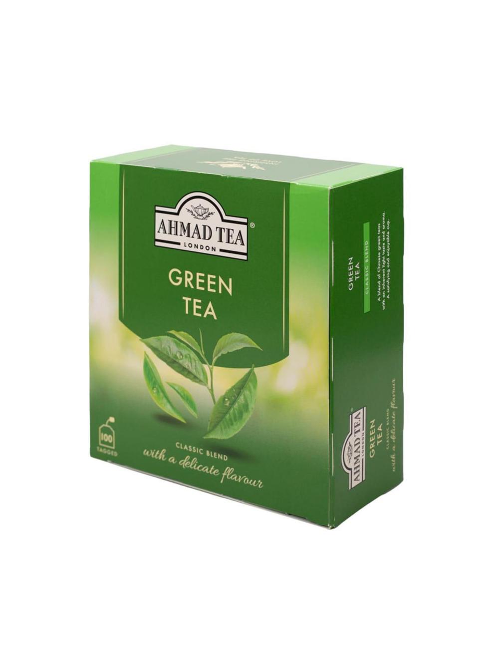 Чай Ahmad Tea, зелёный, 100 пакетиков 1