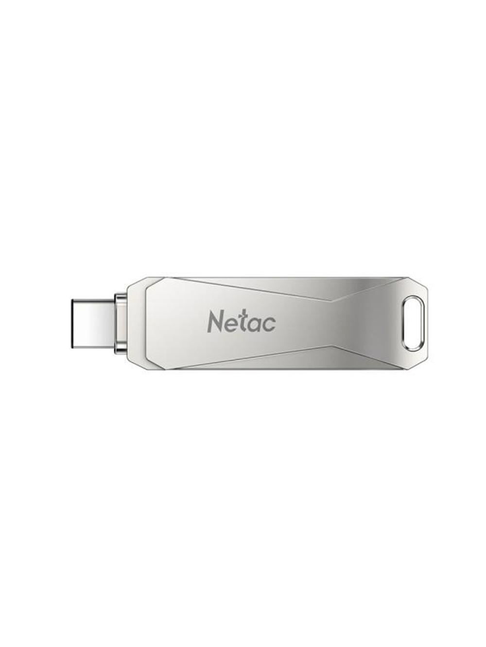 Флэш накопитель Netac 128GB USB 3.0 + Type-C Dual U782C 1