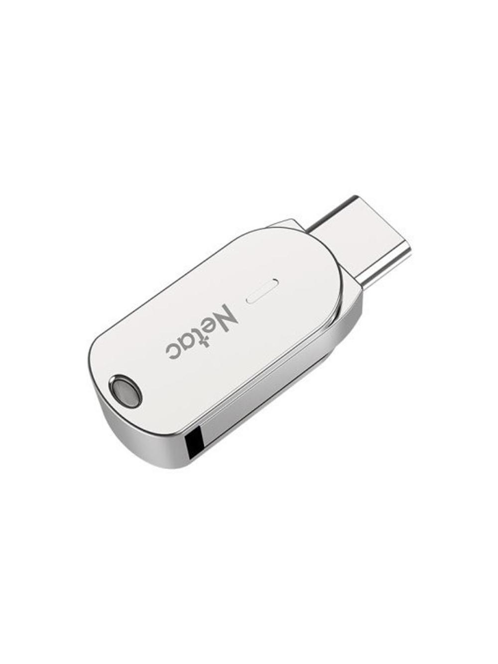 Netac 64GB USB 3.0 + Type-C Dual U785C flesh xotira 1