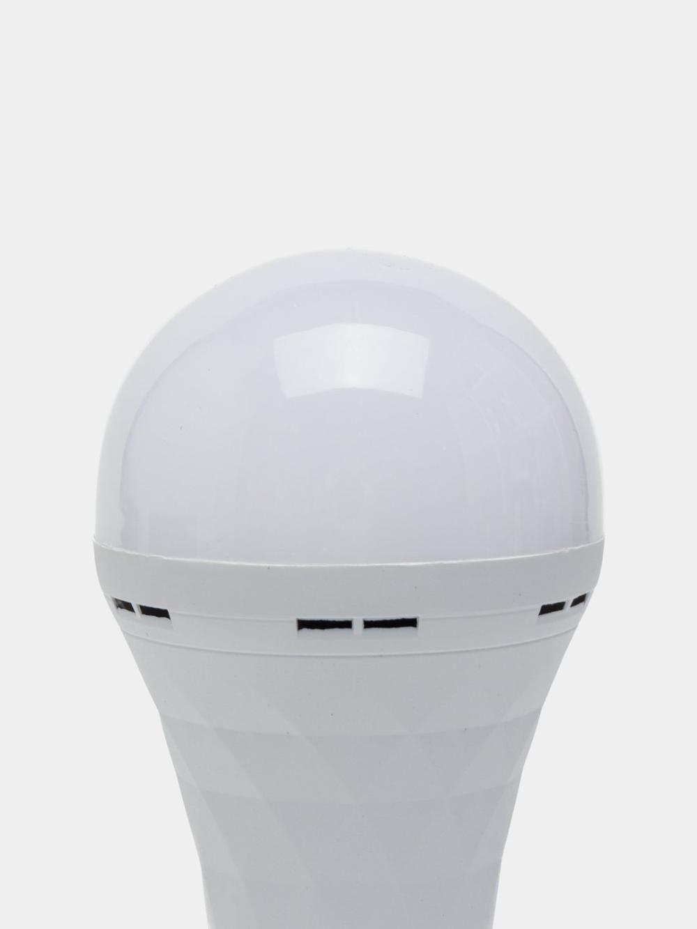 Beshr Led яркая, диодная лампочка, с аккумулятором, 6500К 12 W, работает 3 часа без подзарядки 6