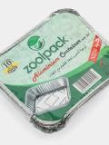 Alyuminiy qopqoqli konteyner Zoolpack, 8342, 10 dona, 430 g 2