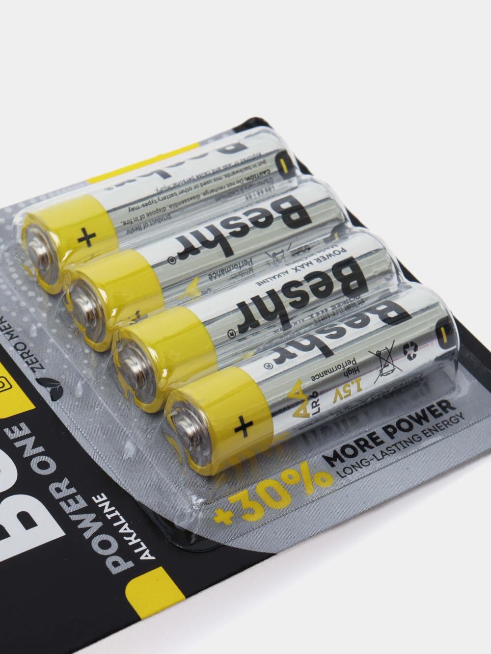 Батарейки POWER ONE ALKALINE 4B AA 3