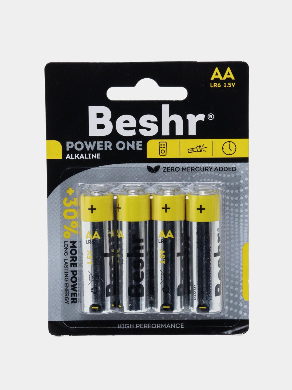 Батарейки POWER ONE ALKALINE 4B AA 4