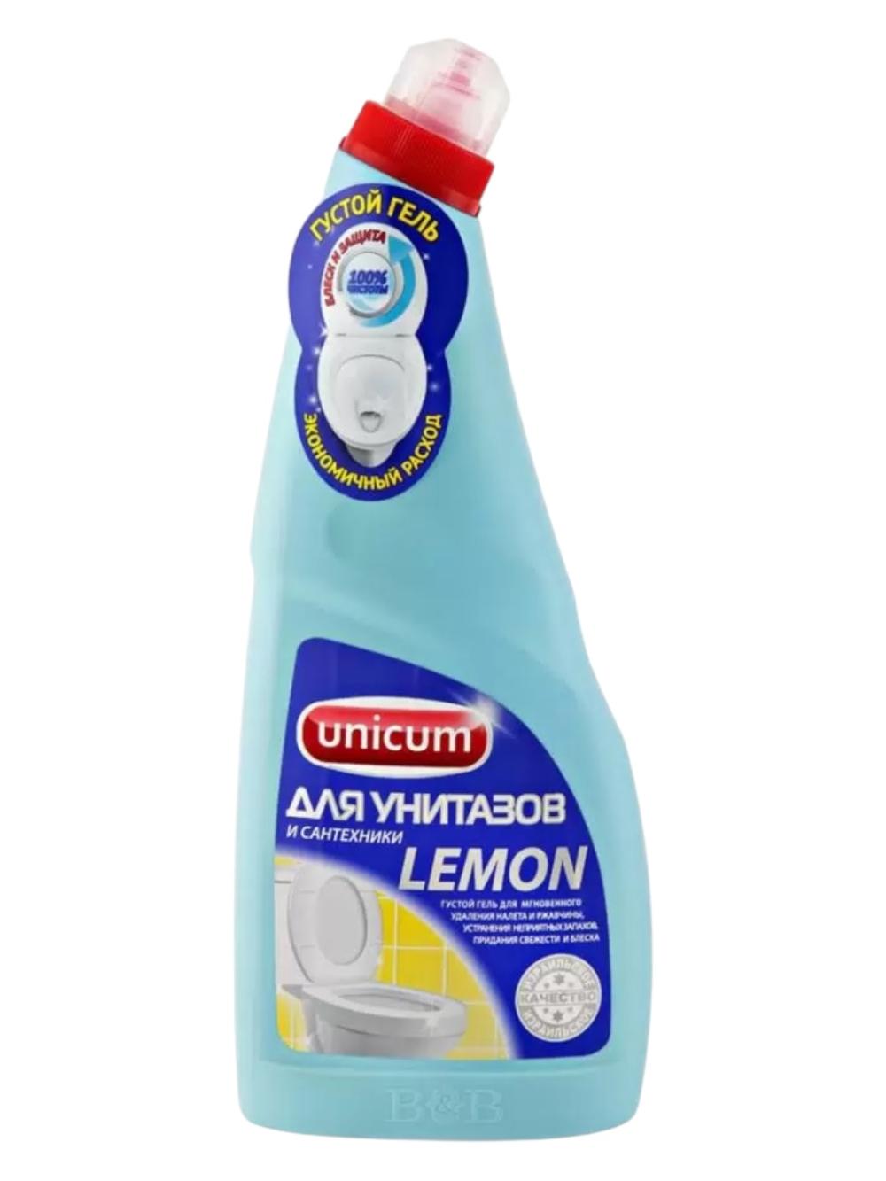 Unicum Unitazlarni tozalash uchun gel gipoxlorit bilan 750 ml 2