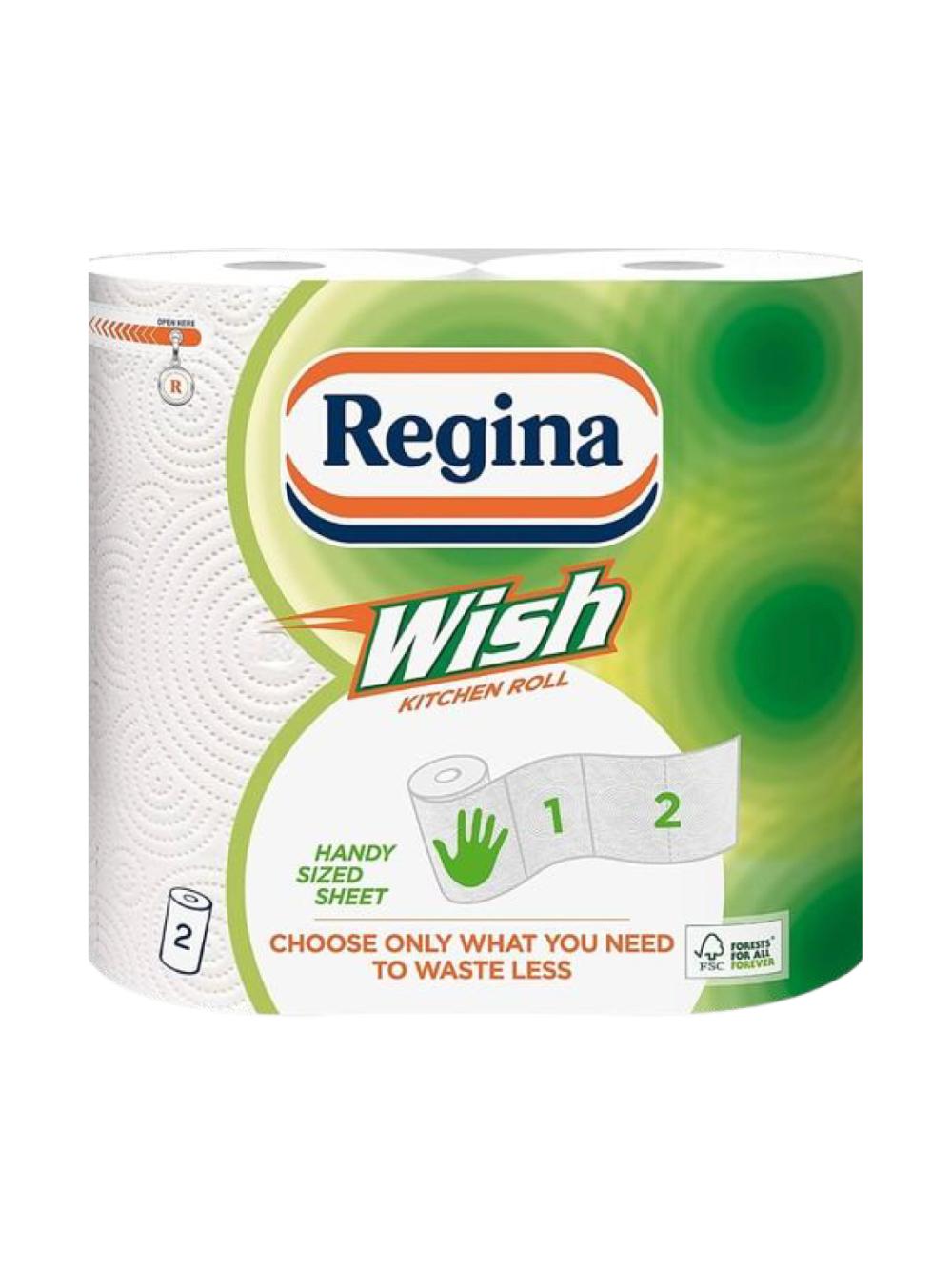 Regina Wish Kitchen Roll qog'oz sochiq 2 dona 1