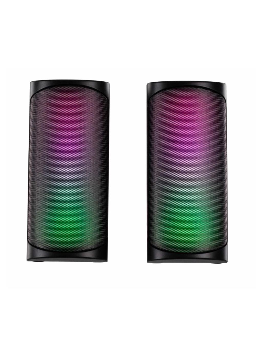 Колонки компьютерные проводные 2E PCS231 RGB Matrix, 2.0, USB, Black 1