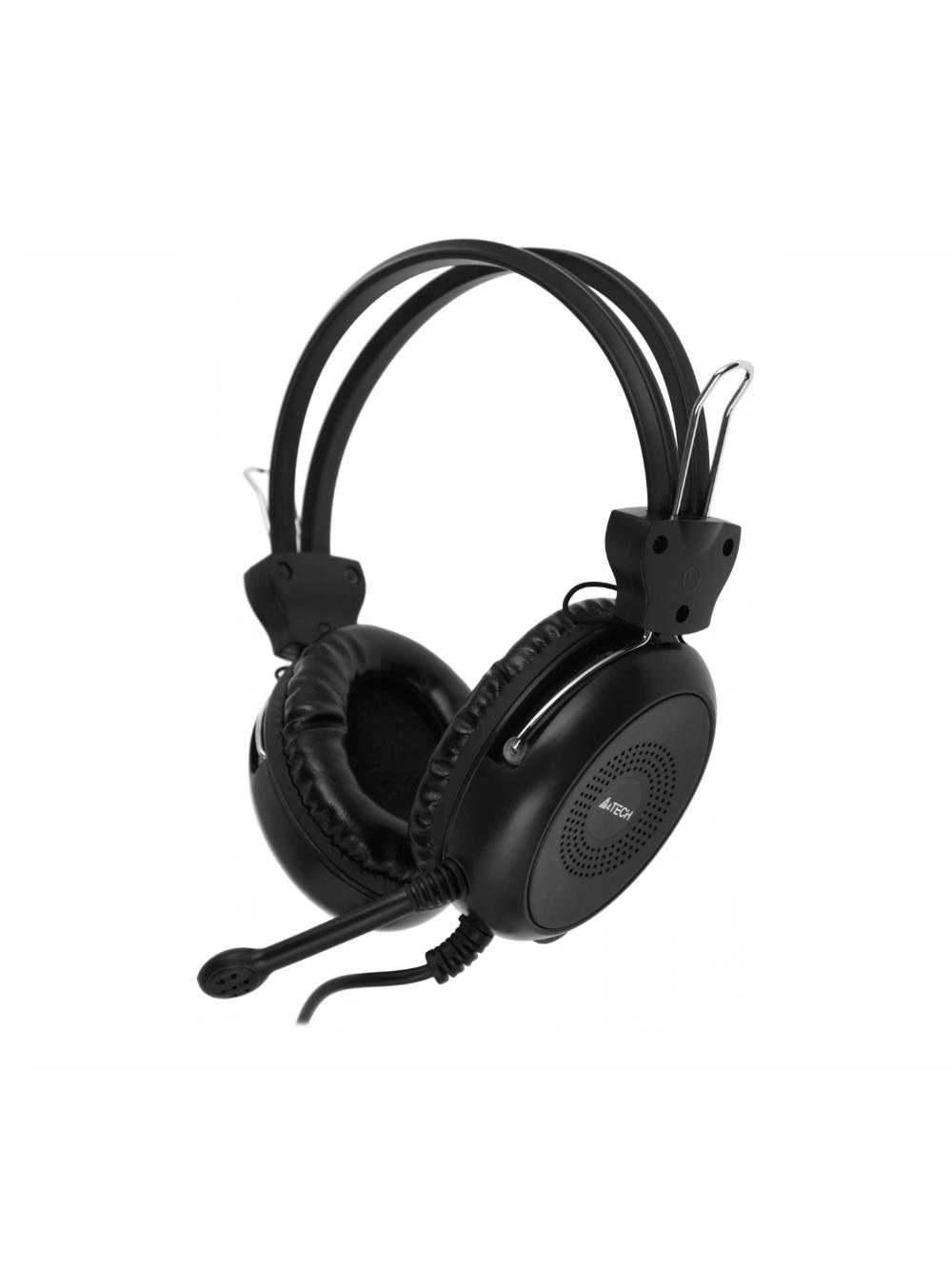 Наушники с микрофоном Headset A4tech HU-30 (Black) USB 1