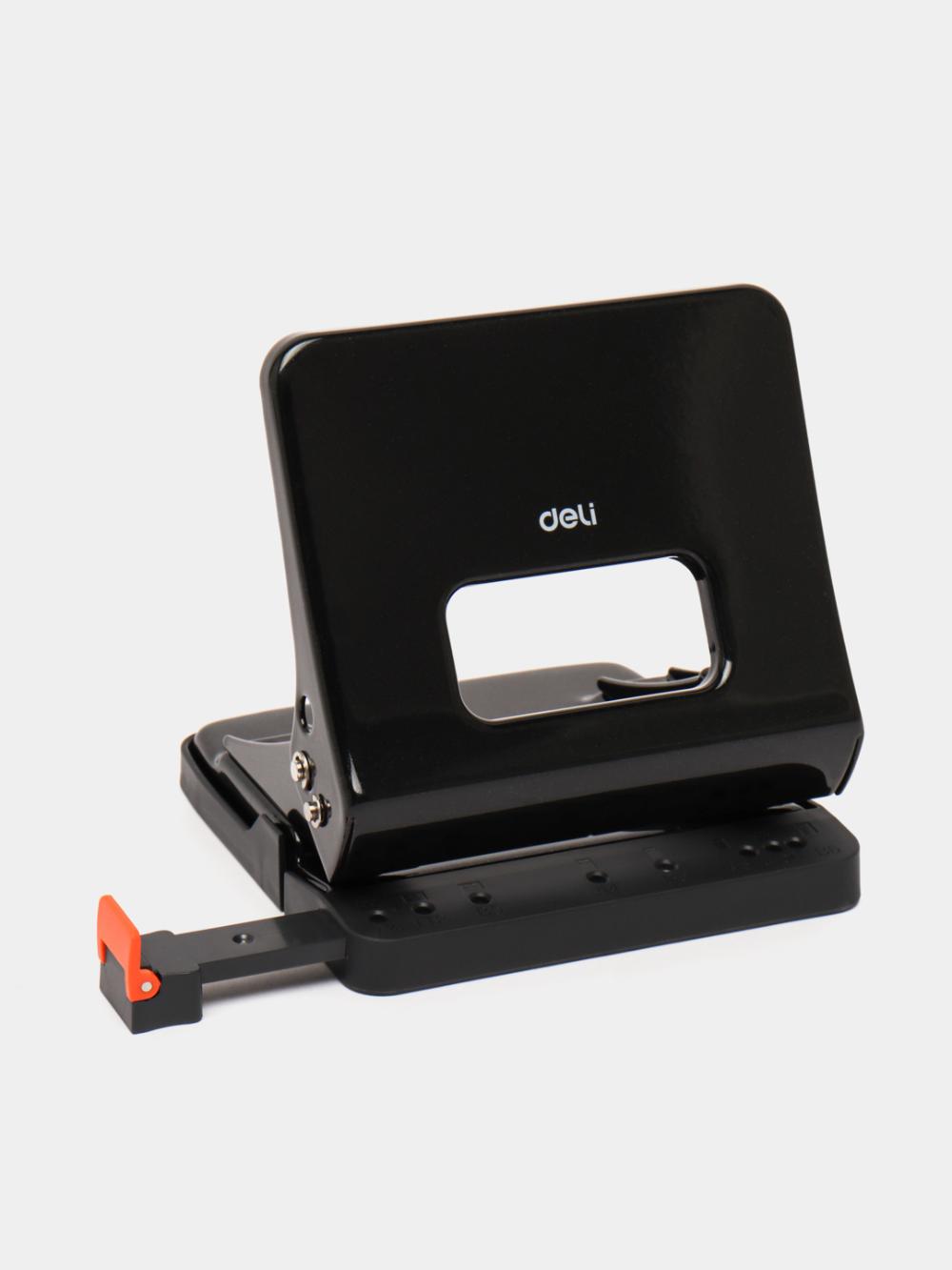 Дырокол PowerSaving 25 листов (черный) Deli D-0142bk 1