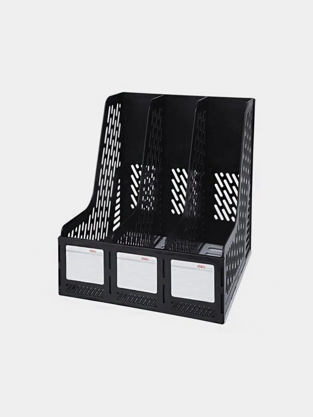 Vertikal lotok 3 dona qora Deli D-9845 1