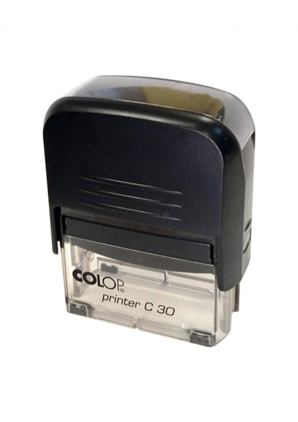 Printer C30 muhr korpusi 18*45 mm.(qora/ko'k) Colop 156768 1