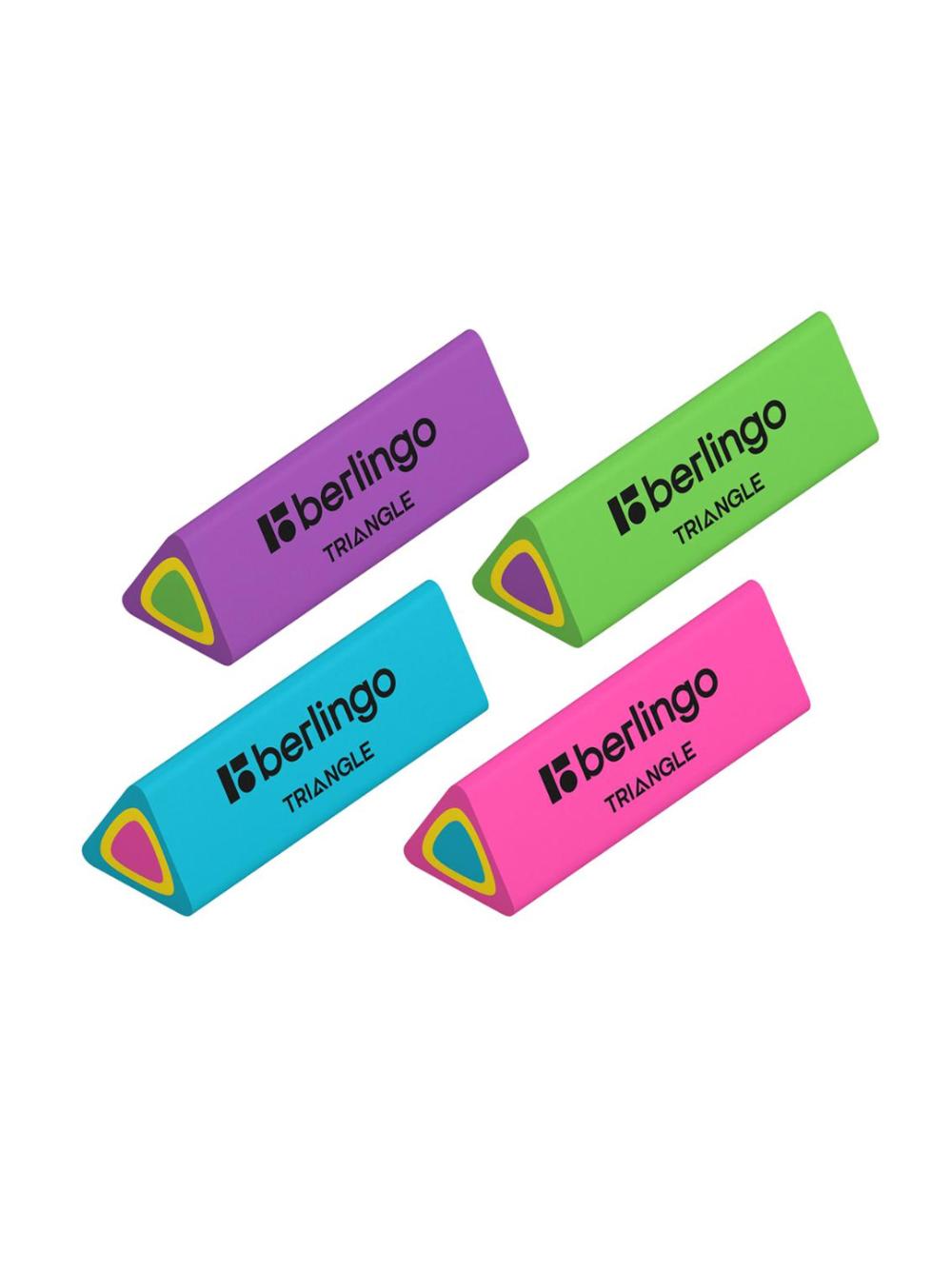 Ластик Berlingo "Triangle", треугольный, термопластичная резина, 44*15*15мм BLc_00110 цена указана за единицу товара 1