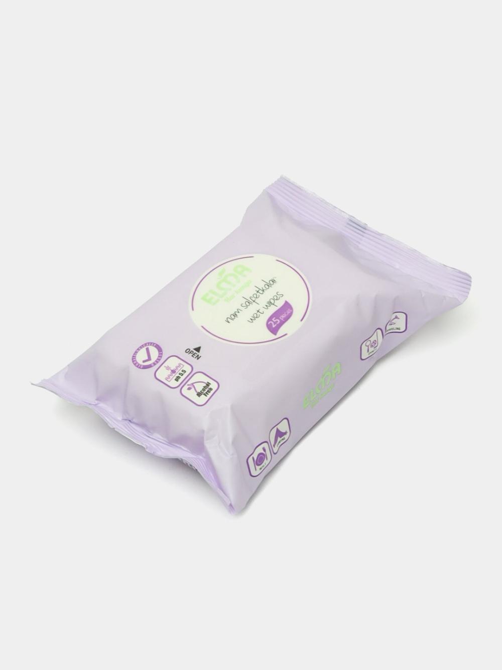 Влажные салфетки Elma PREMIUM (NEW). В пачке 25 штук (515) 3
