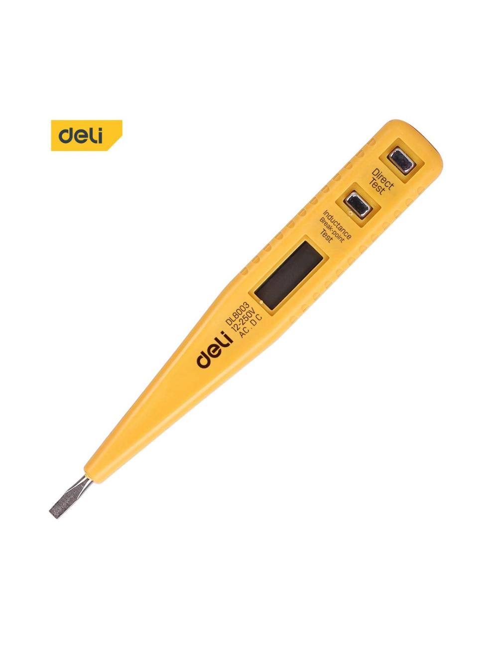Voltmetr 12-220V Deli D-EDL8003 1